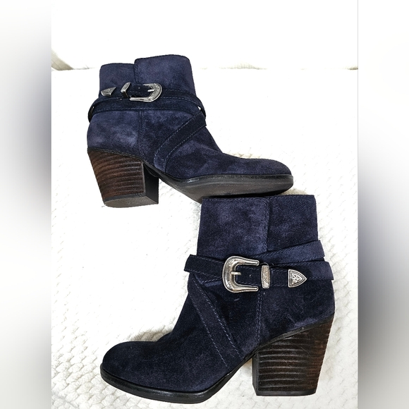 Zodiac 7 Med Suede Buckle Booties - Picture 5 of 8